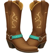 Cowgirl boots sticker
