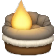 Light, something warm and cozy  sticker