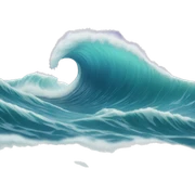 Wave sticker