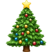 christmas tree sticker