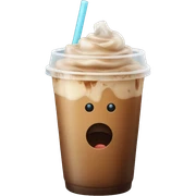 Iced coffee sticker