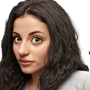 realistic portrait of a girl sticker