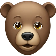 Bald bear  sticker