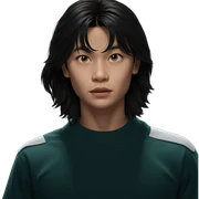 realistic portrait of a boy sticker