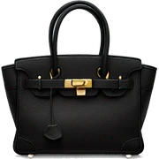 Black birkin sticker
