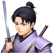 Gentle Samurai sticker