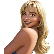 smiling girl in sunny outdoors sticker