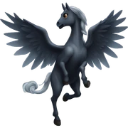 dark ghost pegasus sticker