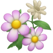 Flower sticker