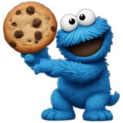 Cookie Monster sticker