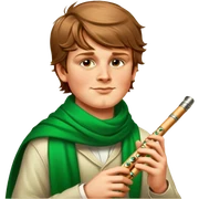 Celtic Piper sticker