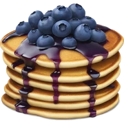 Blueberry pancakes  sticker
