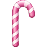 Pink candy cane  sticker