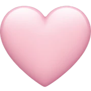 pastel pink heart sticker