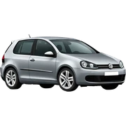 Grey volkswagen golf V sticker