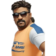 cool dude in sunglasses sticker
