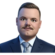 formal portrait of a man sticker