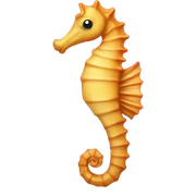 seahorse sticker