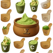 Guacamole in these Louis Vuitton sticker