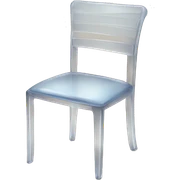 transparent chair sticker