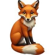 Fox sticker