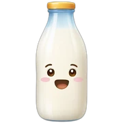 cute milk sticker