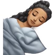 Ariana Grande sleeping sticker