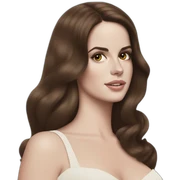 Lana del Rey brunette  sticker