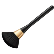Black makeup brush sticker