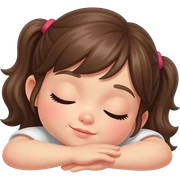 Girl durmiendo  sticker