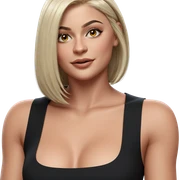 realistic portrait of a girl sticker