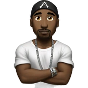 Tupac sticker