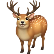 Really fat deer sticker