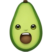 Baddie avocado sticker