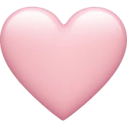 Pastel pink heart sticker
