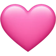 pink heart sticker