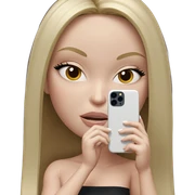 blonde girl with smartphone sticker