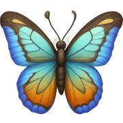 Butterfly sticker