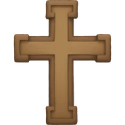 Cross sticker