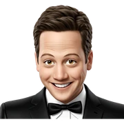 smiling boy in formal suit sticker