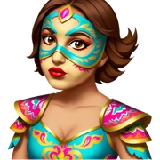 Luchador sticker