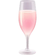 Pink champagne  sticker