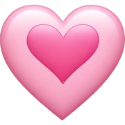 Pink heart sticker