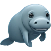 Manatee sticker