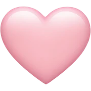 Light pink heart sticker
