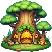 Cozy Fantasy Forest sticker