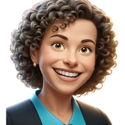 smiling girl in formal attire sticker