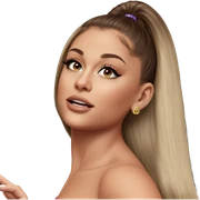 brown haired girl with earrings sticker