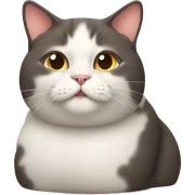 Fat cat sticker