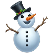 snowman sticker